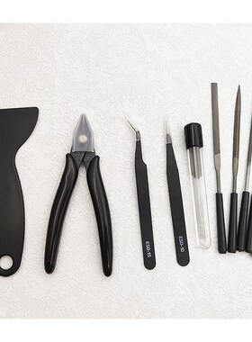 黑色23件3D打印工具套装3d打印机喷嘴清洁工具模型拆卸工具包