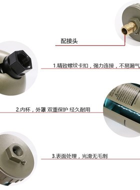 【精品】SMC型 自动排水器AD402-04自动末端排水阀 4分油水分离器