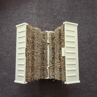 厂家双孔道刷子硬黑鬃毛纳米丝猪鬃毛文玩清理刷金刚菩提清理