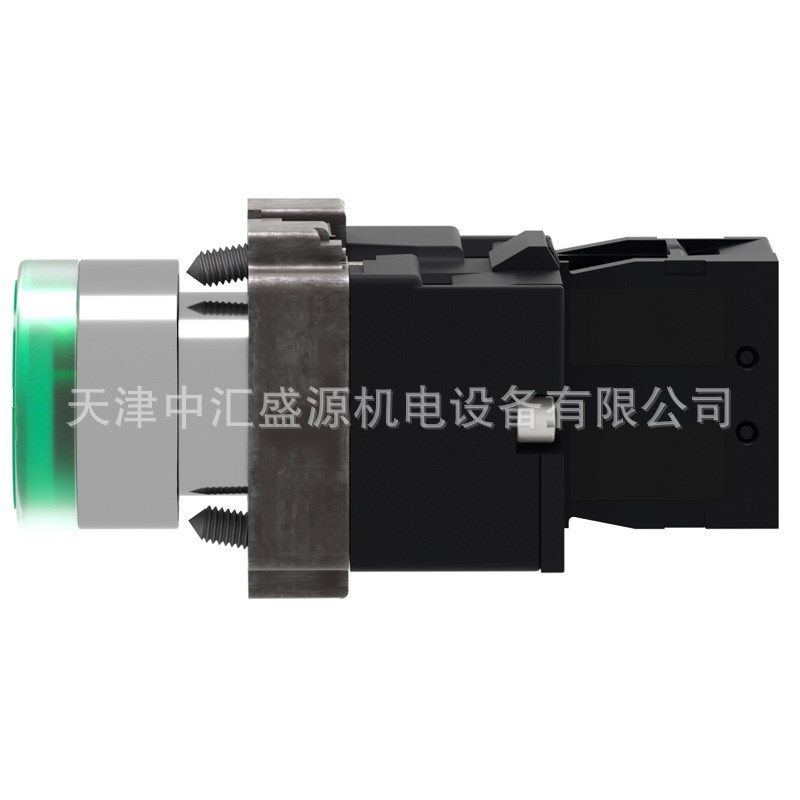 XB2BW33B1C带灯按钮1NO瞬时型绿色闪动按钮AC/DC24V 22mm带灯按钮