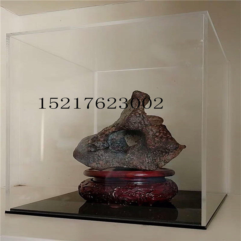 透明亚克力罩子双层底座 防尘罩 模G型展示盒子订制 保护罩定做