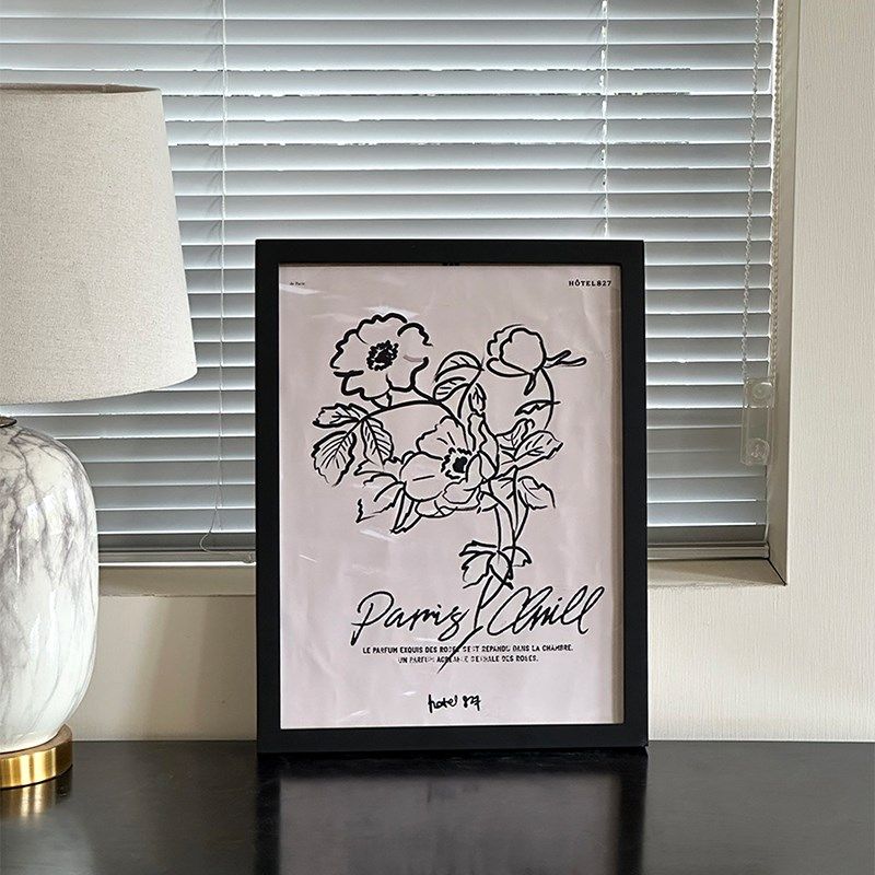 简约现代客厅装i饰画植物花卉餐厅挂画桌面摆件电视机背景墙装饰