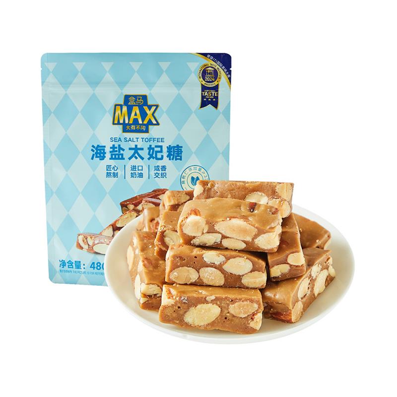 新日期盒马海盐太妃糖480g