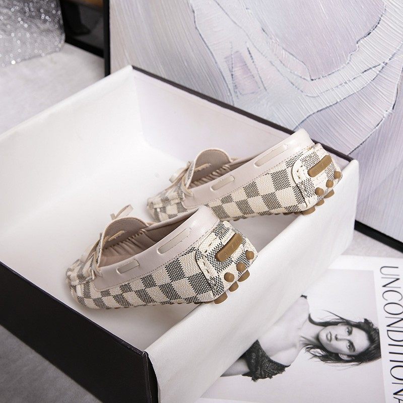 皮面豆豆鞋女春秋2021新款瓢鞋百搭软J底孕妇浅口休闲四季平底单,女鞋,乐福鞋（豆豆鞋）,淘宝优惠券,粉丝福利购,淘宝优惠卷