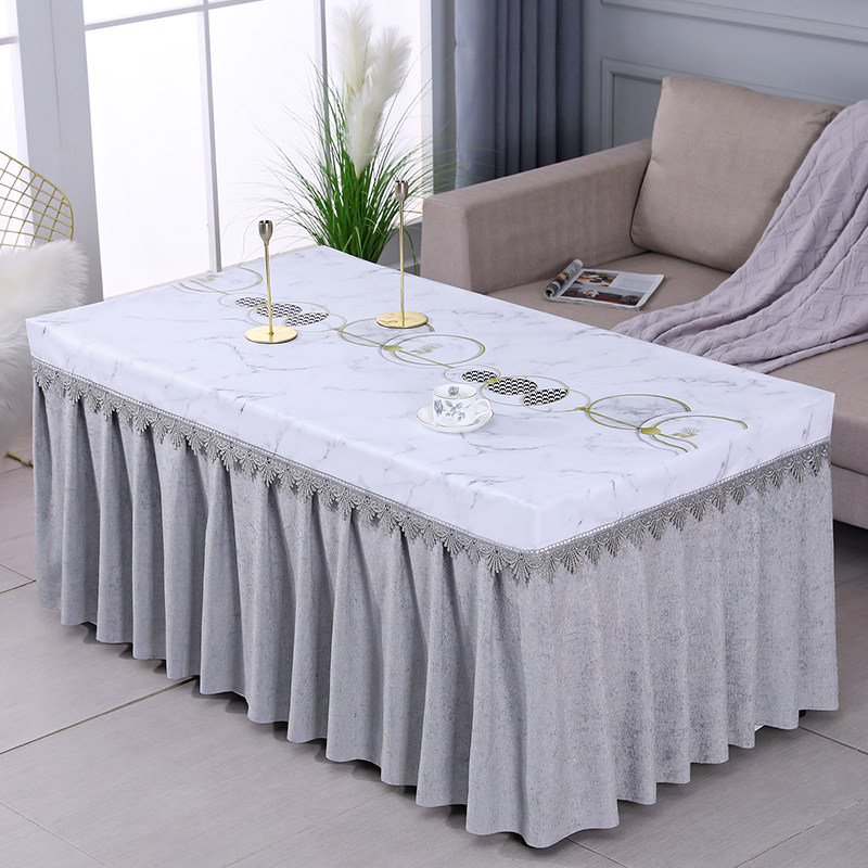 夏季烤火桌罩防水防油防烫长方形蕾丝茶I几罩套客厅餐桌罩套防尘,居家布艺,微波炉罩,淘宝优惠券,粉丝福利购,淘宝优惠卷