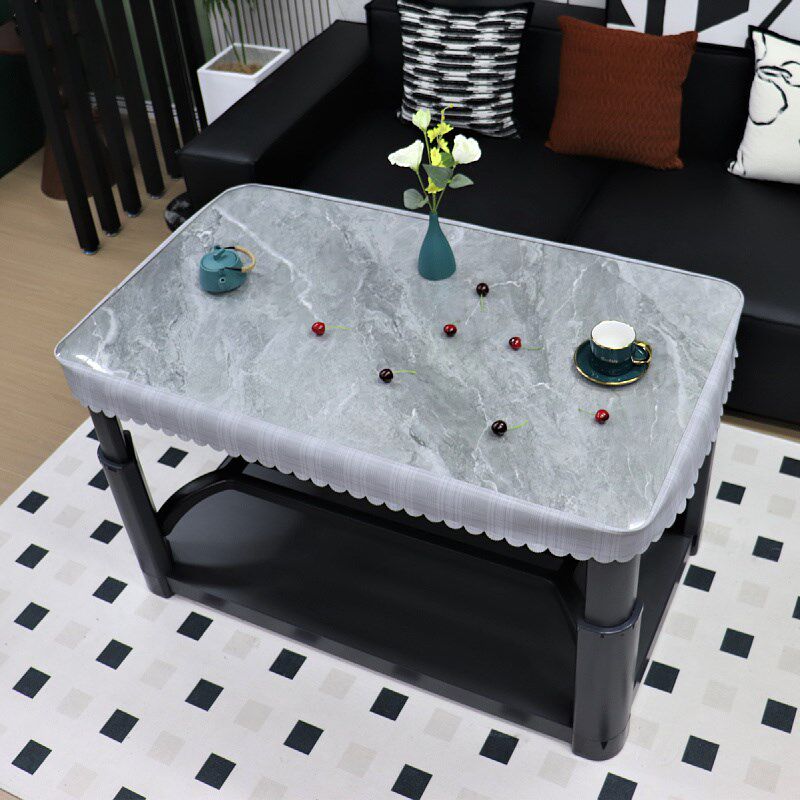 新款透明磨砂圆角桌布防水防油防烫加F厚长方形取暖烤火桌罩套茶,居家布艺,桌布,淘宝优惠券,粉丝福利购,淘宝优惠卷