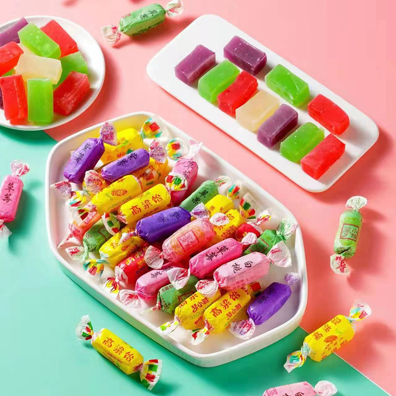 高粱饴软糖正品糖果山东特产怀旧高粱饴拉丝糖网红零食官方旗舰店