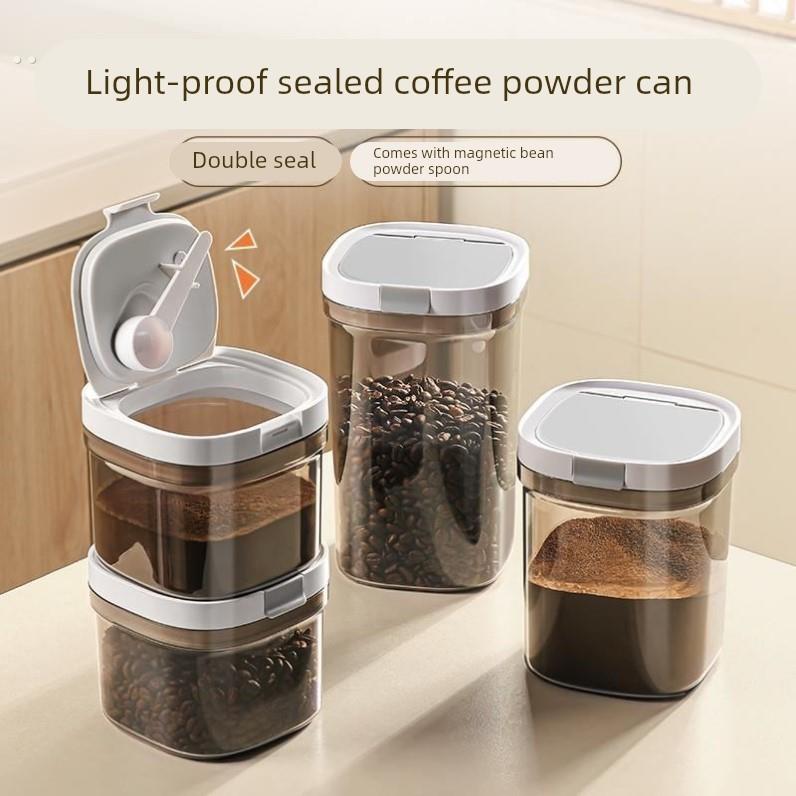 咖啡豆保存罐咖啡粉密封罐食品级茶叶储存储物罐子真空收纳盒奶粉