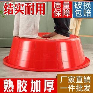 加厚大号塑料盆大圆形盆圆盆特大号洗澡盆洗衣耐用宿舍洗脸盆