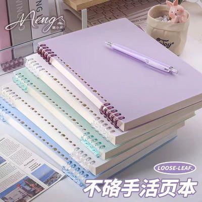 B5莫兰迪不硌手活页本线圈笔记本