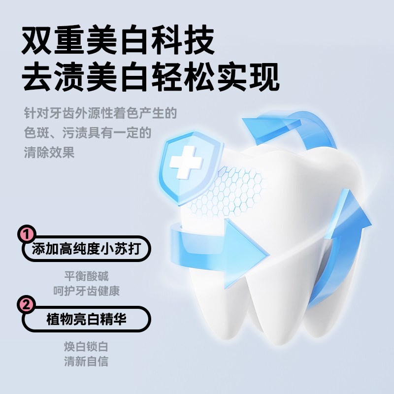 LUHA益生菌漱口粒固体牙膏口嚼洁牙片去黄美白口臭免刷咀嚼去口气