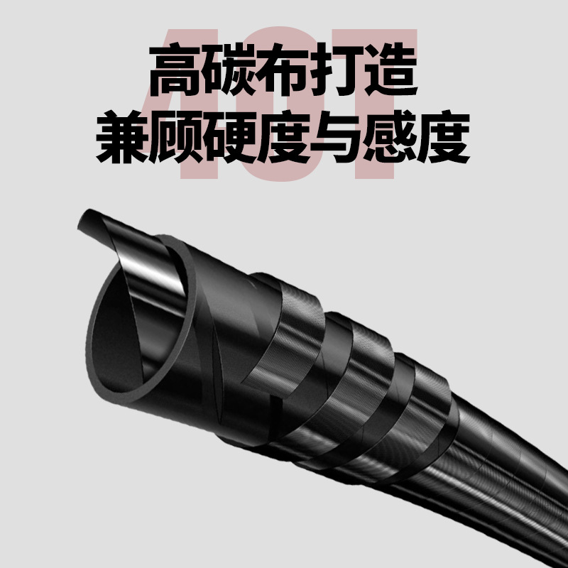 粼湖三节式路亚竿M/ML调碳素直柄枪柄钓鱼竿可伸缩路亚远投竿