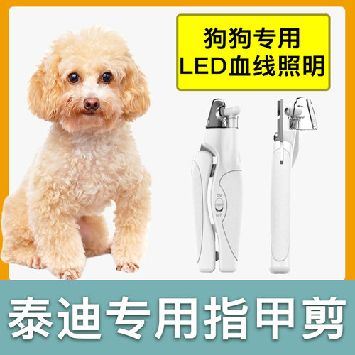 泰迪专用狗狗指甲剪指甲刀指甲钳宠物照血线带Z灯新手专用