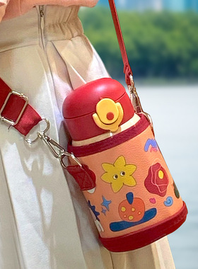 儿童保温杯吸管学生上学专用316女F水壶宝宝小男生幼儿园直饮水杯