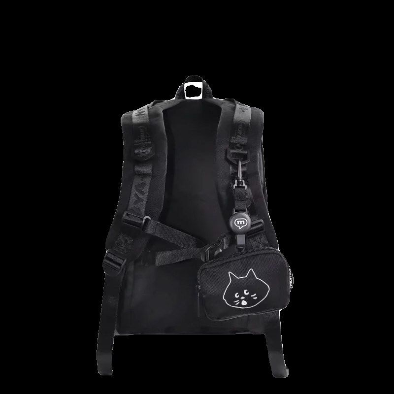 日系卡通可爱刺绣惊讶猫双肩包二件套中小学N生书包登山旅行背包,箱包皮具/热销女包/男包,双肩背包,淘宝优惠券,粉丝福利购,淘宝优惠卷