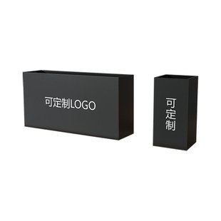 户外铁艺镀锌板花箱室外摆种植箱隔断围栏K广场庭院花坛商业街花