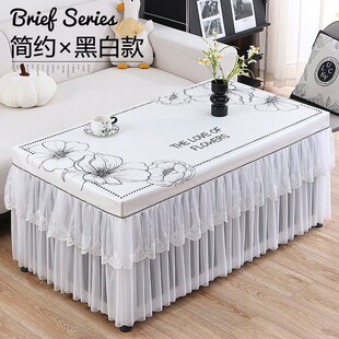 烤火桌子罩套2025新款长方形电炉罩套防水防油烤T火炉皮罩茶几罩