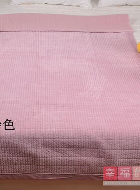 韩国云丝绒短g毛绒单人学生宿舍秋冬保暖夹棉绗缝绒毯床盖床单双
