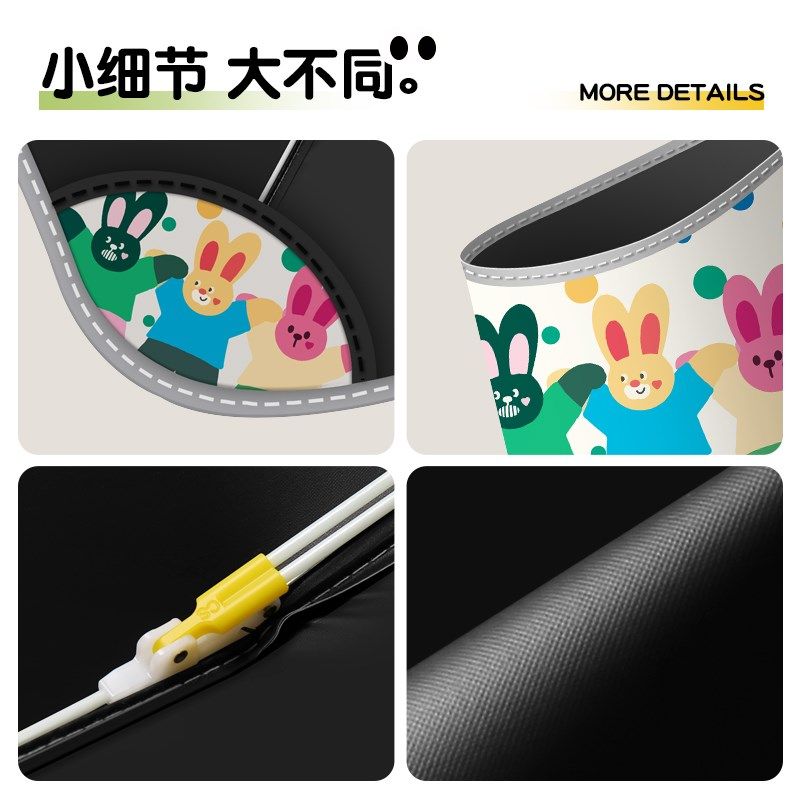 圆角儿童雨伞晴雨两用全自动z安全防回弹折叠小学生男女孩上学,居家日用,伞,淘宝优惠券,粉丝福利购,淘宝优惠卷