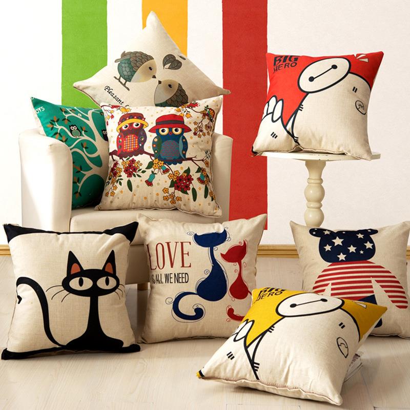 婚庆大红喜字抱枕家居被汽车腰枕沙发靠枕办公室棉麻靠垫枕芯