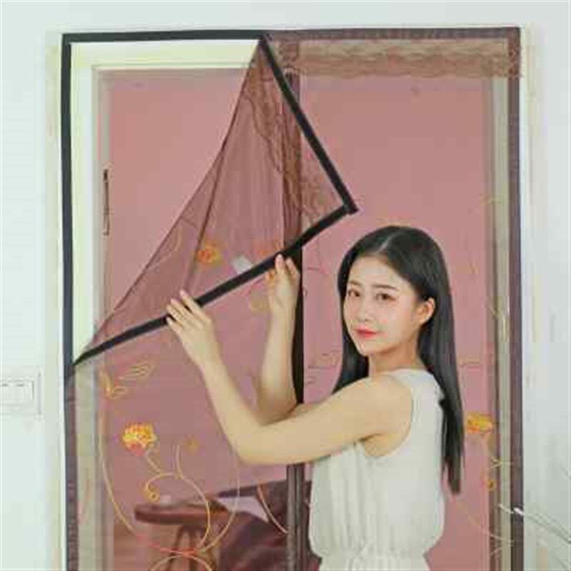 新款加密门帘防蚊磁性p门沙帘夏季纱窗网纱防蝇家用磁吸挡蚊子自