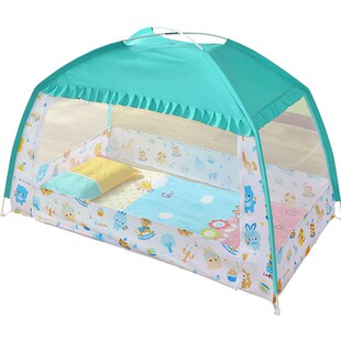 儿童床蚊帐带支架公主风小床88168防摔8065宝宝T男孩婴儿床蒙古包