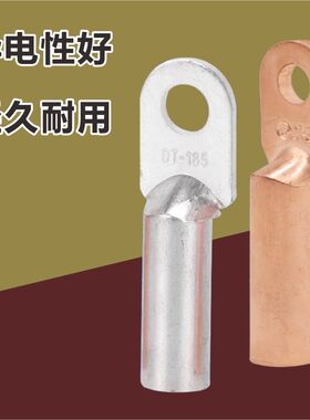 DT400/630平方铜鼻子镀y锡电缆铜接头镀白铜线接线端子堵油线耳鼻