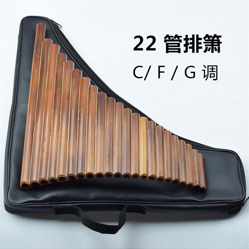22管排箫d 苦竹排笛 民族乐器吹奏排萧 成人自学初学演奏专业