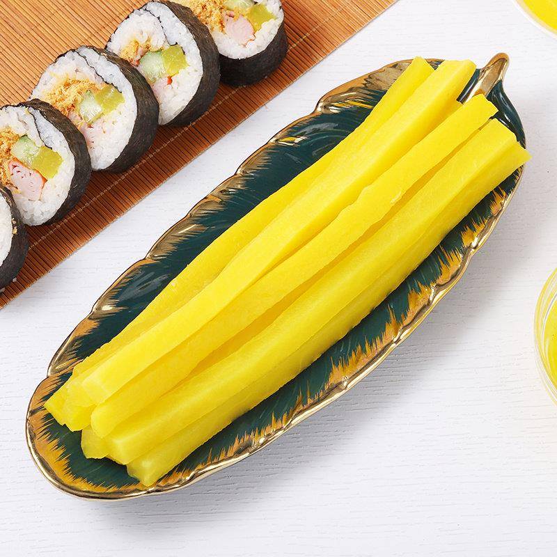 长源寿司酸甜黄萝卜条400g做紫菜包饭海苔专用材料食材调味金大根