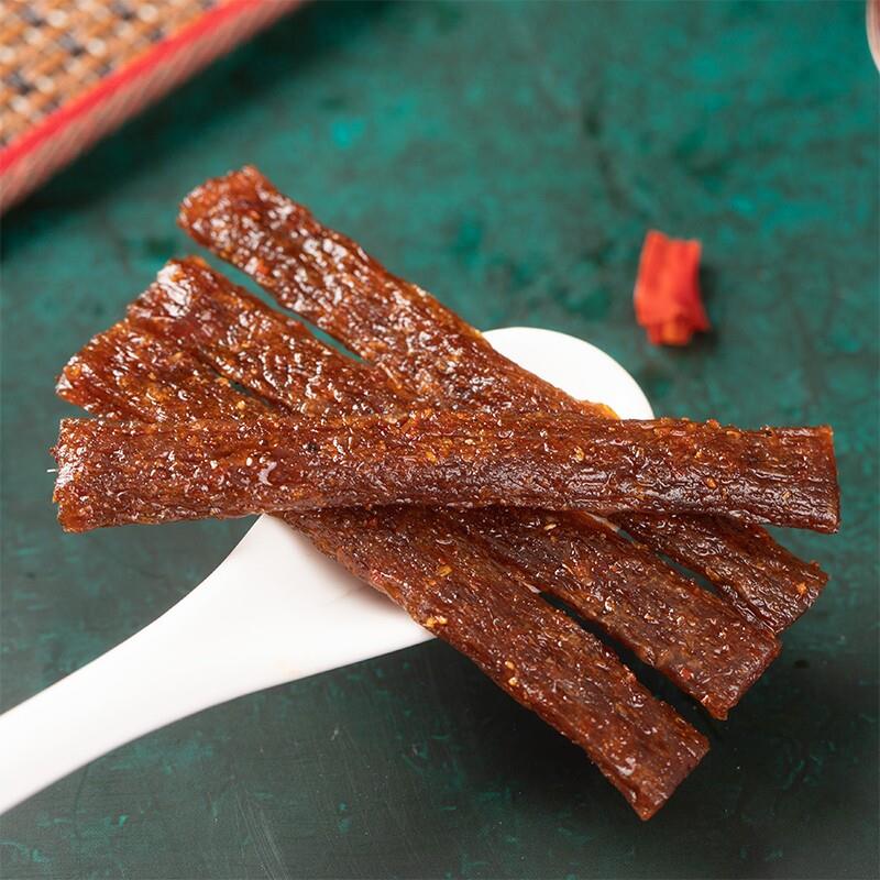 周长江小蹄筋辣条100包香辣小面筋湖南特产90后儿时怀旧零食小吃