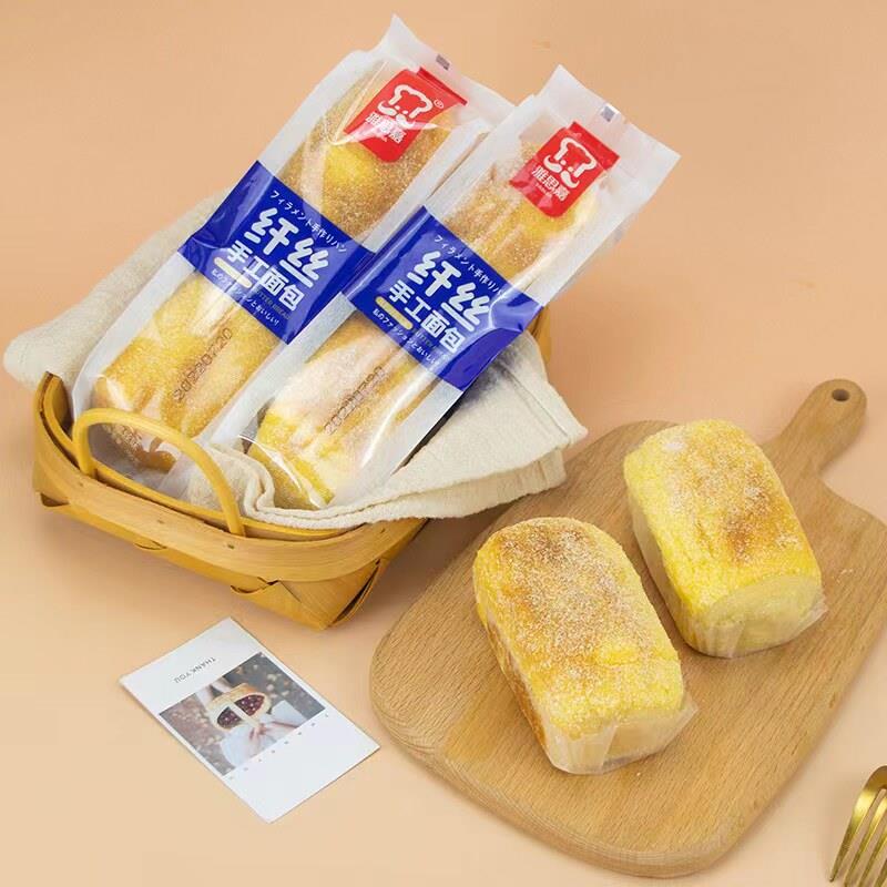 新货纤丝手工面包咸味椰香手撕长条面包老式大学生早餐速食上班族