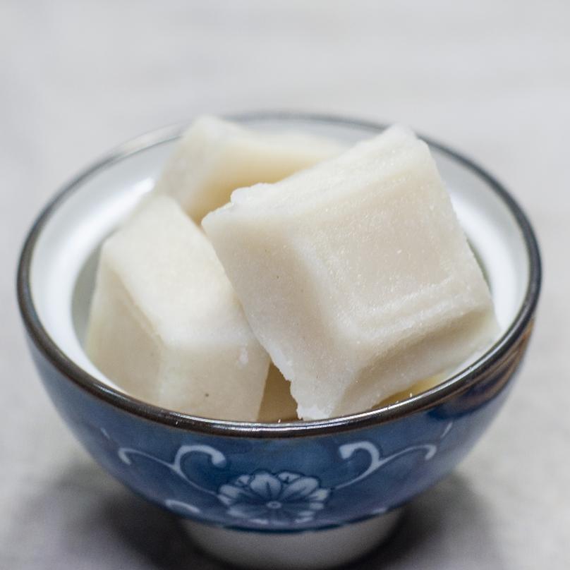江苏南通泰州苏北里下河特产农家糯米水磨手工小方糕年糕喜糕米糕