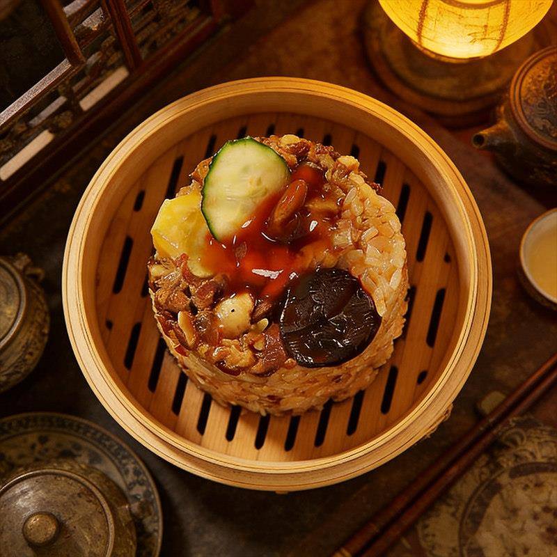 新货筒仔米糕台湾特色美食糯米饭加热即食油饭微波加热速食饭团