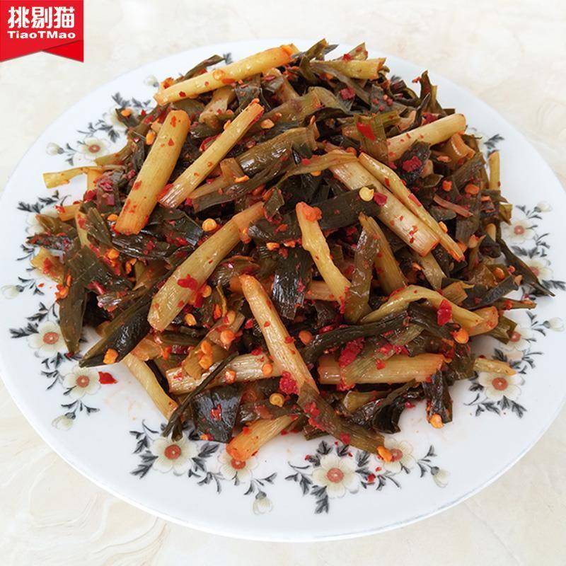 云南土特产宾川韭菜腌菜 农家酸腌菜下饭配菜(500g*1袋) 包邮