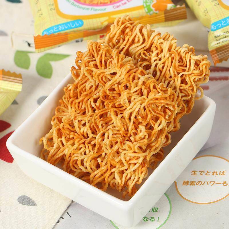 印尼进口零食 Gemez Enaak 小鸡烧烤鸡肉味干脆面点心面方便面