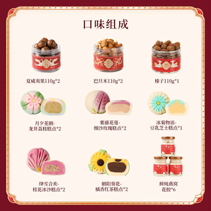 新品高端糕点礼盒装进口燕