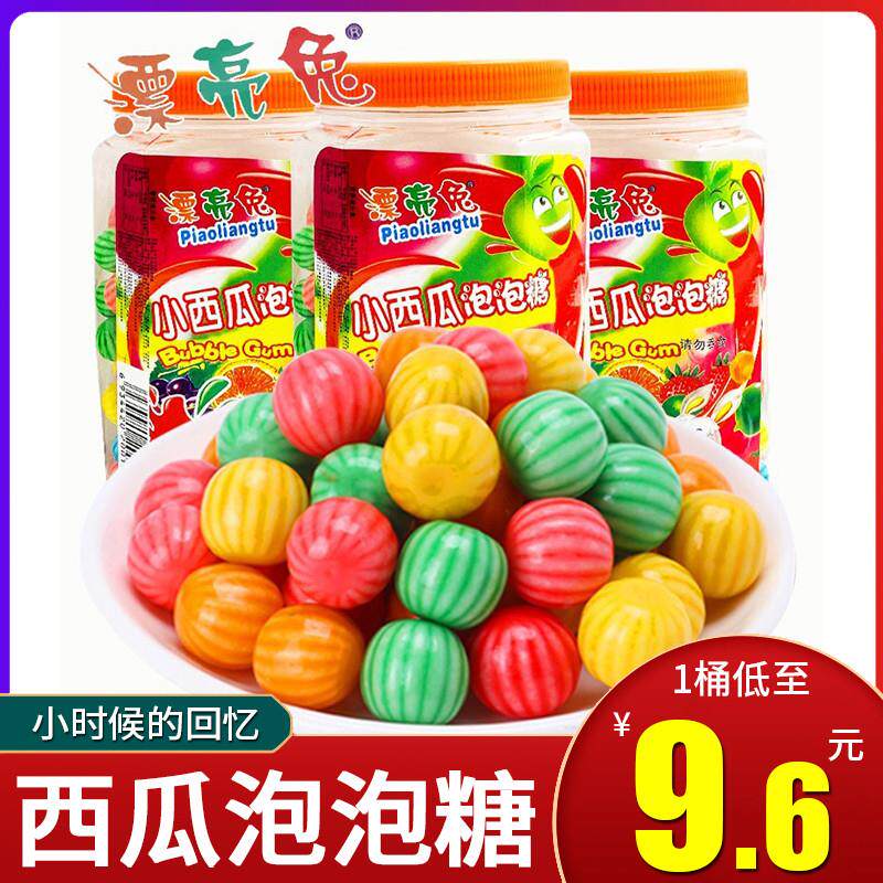 漂亮兔西瓜泡泡糖爆浆夹心