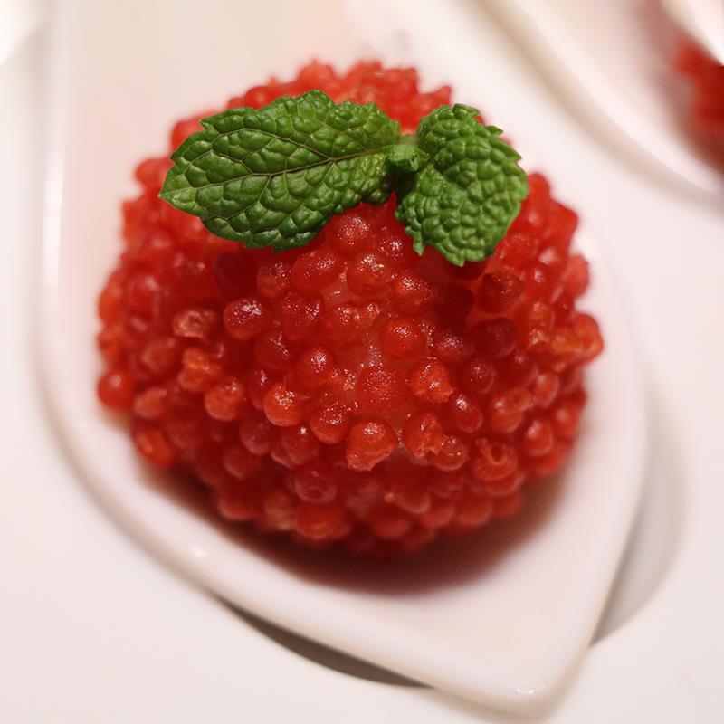脆米粒脆花粒妃子笑荔枝虾球红黄脆花粒网红菜餐饮店商用小袋包邮