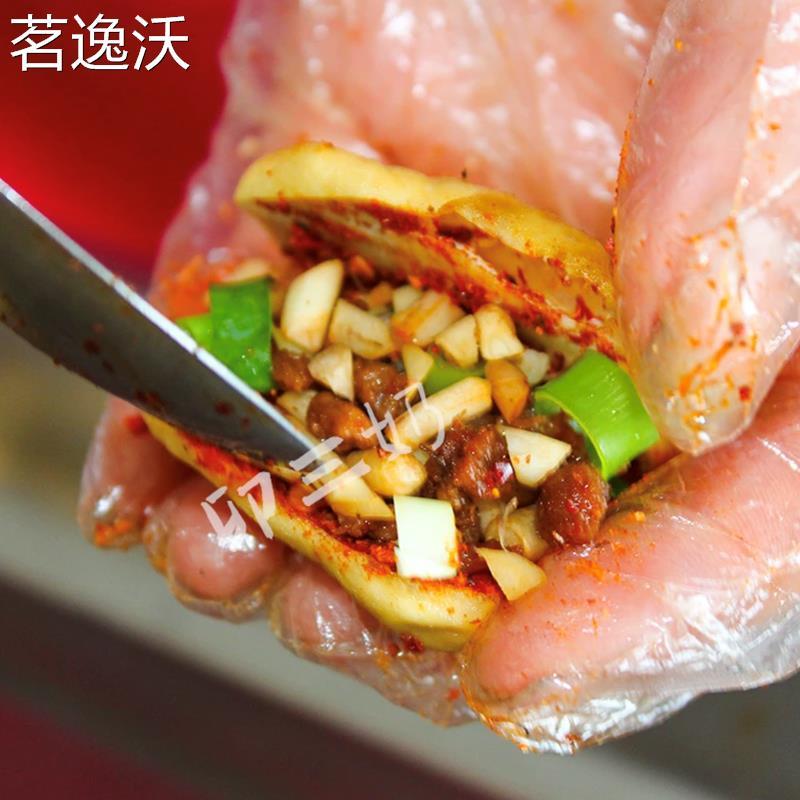 贵州特产毕节大方糍粑豆干折耳根肉沫馅 新鲜手工黔西糍粑包豆腐