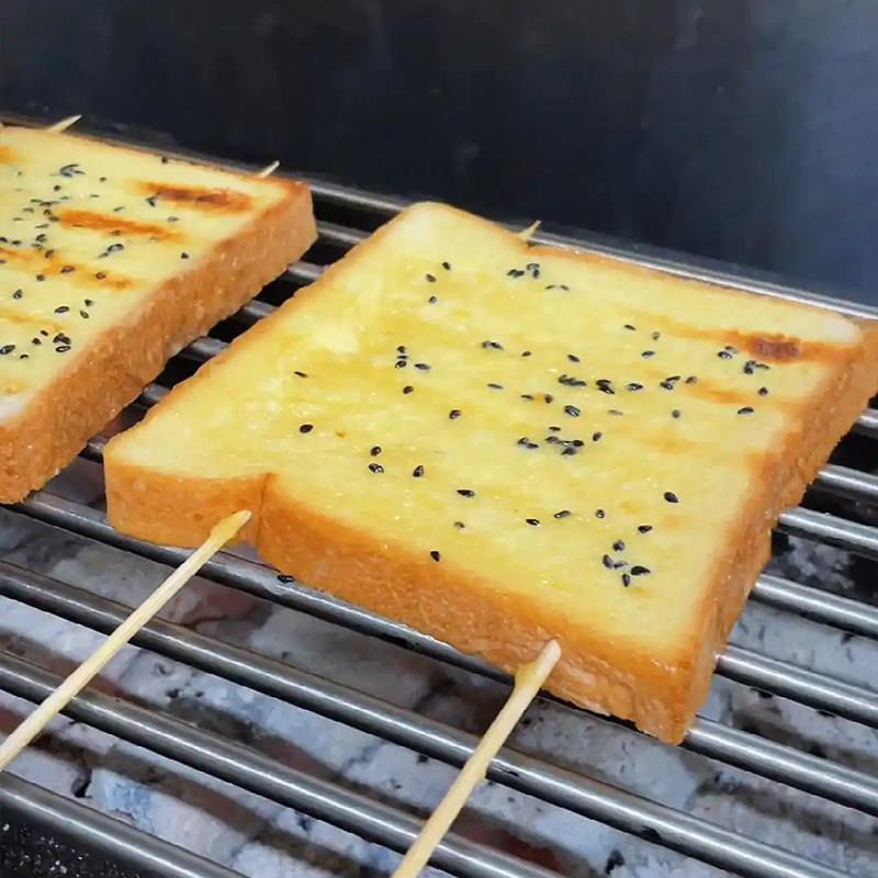 新货炭烤吐司串奶香面包片串三明治串商用脆皮裹浆油炸烧烤食材