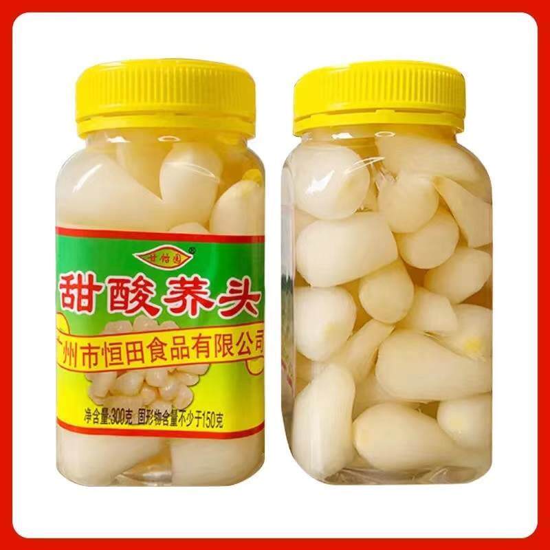 广州酸荞头酸甜风味藠头开胃甜酸芥头泡教头即食泡菜广东特