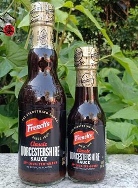 Frenchs worcestershire sauce美国进口旗牌伍斯特郡牛排调