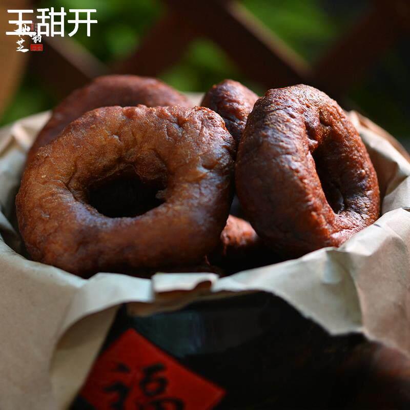 甘肃特产荞面油圈圈荞麦油坨坨甜甜圈油饼油香饼西北美食油炸烧饼