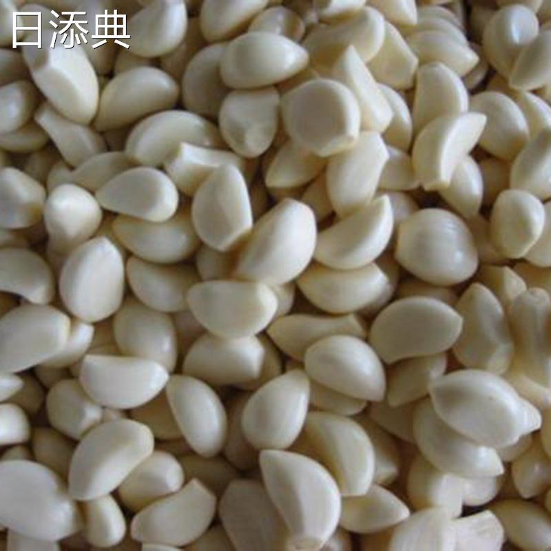 去皮大蒜蒜米山东金乡人工去皮现剥现发蒜米新鲜紫皮蒜籽五真空