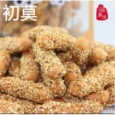 东北吉林市特产小吃 福源馆芝麻江米条 白糖江米条 糕点 1袋包邮