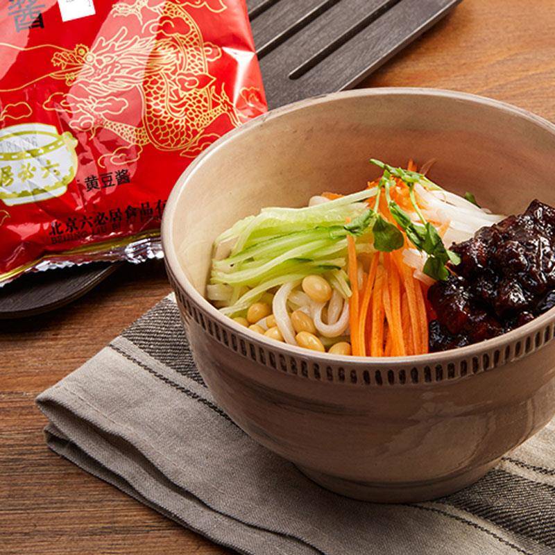 新货六必居干黄酱250g老北京炸酱面专用调味酱料商用拌面干酱肉酱