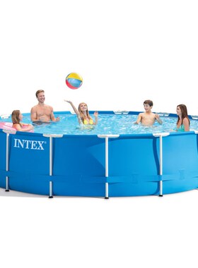INTEX28210支架儿童游泳池成人家用泳池 户外戏水池养鱼池