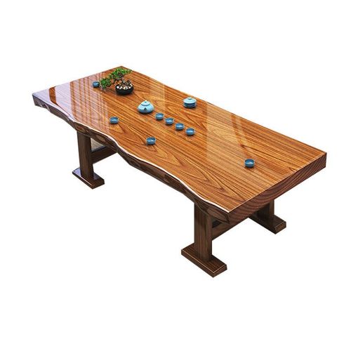 中式实木大板茶台椅组合整板茶桌家用办公室茶几泡茶桌套装一体