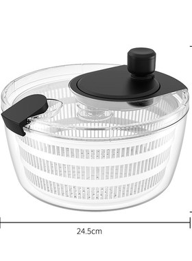 FDA认证蔬菜脱水器水果沙拉蔬果脱水器生菜番茄甩干机塑料沥水篮