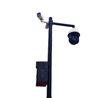 监控杆太阳能监控安防工程八角杆交通信号杆红绿灯杆监控运维